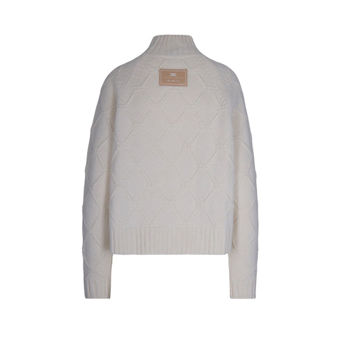 Elisabetta Franchi Pullover Pullover Donna dolcevita logato 40 - Francavilla Moda
